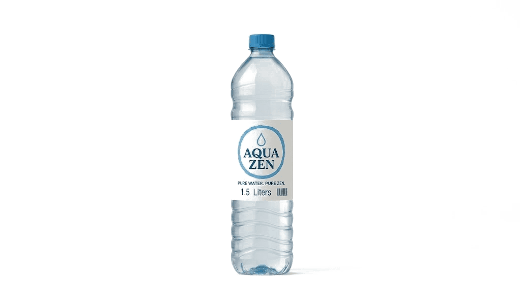 AquaZen 750ml purified water bottle