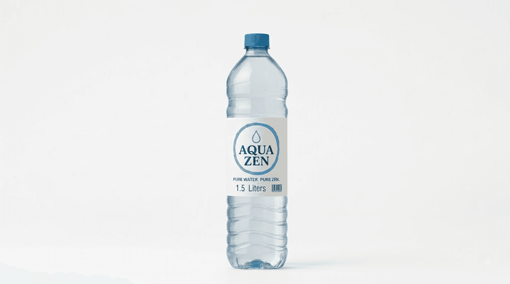 AquaZen 1.5L purified water bottle