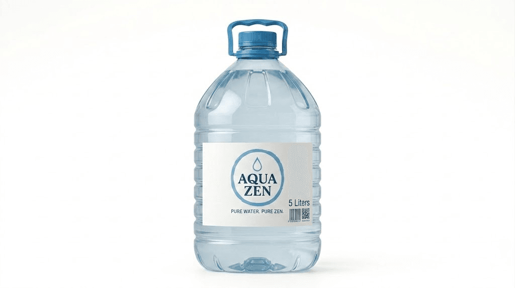 AquaZen 5L purified water bottle